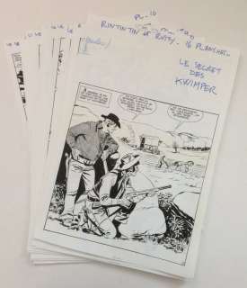 Marcello, Raphael Carlo | 16x original plates  - Rin Tin Tin e Rusty no. 104  - â€œLe secret des Kwimperâ€  - (1968) | Catawiki