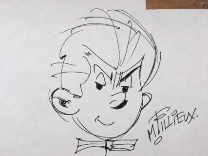 Tillieux, Maurice | Original commission drawing  - Gil Jourdan  - (1975) | Catawiki