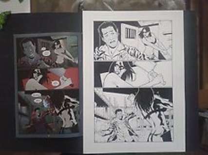 Original Art Page By David Messina - IDW Publishing  - Angel Spotlight : Doyle + Comic Book  - (2006)