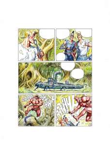 José Ortiz | Burton & Cyb - El Hombre es un Lobo para el Lobo p.2 (Zona 84) | ECC arte y coleccionismo