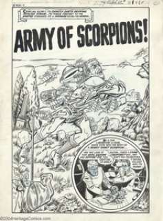 Rudy Palais - Original Complete Story Art for Black Cat #33 "Army of Scorpions" (Harvey, 1951). Creepy - | Heritage