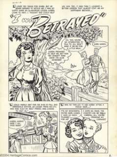 Bob Powell, Ray Bailey, and Tom Hickey, Group of 3 Complete Stories for Hi-School Romances #1 (Harvey, 1949). The - | Heritage