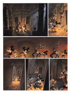 Planche originale en couleur directe 33 de MICKEY MOUSE HORRIFIKLAND par Alexis NESME
