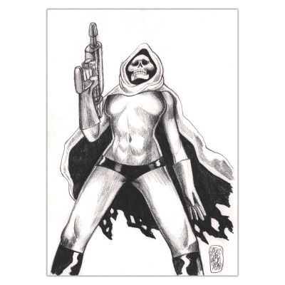 Alexis Bacci | Captain Death - Etude de personnage 1 | Achetez de l’Art
