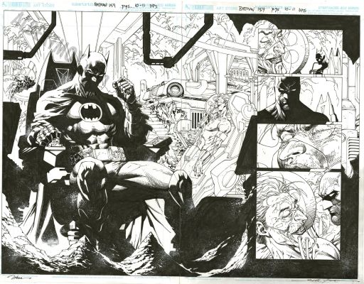 Jim Lee, Scott Williams - Batman: Hush 2 Issue 159 Page 10 And 11