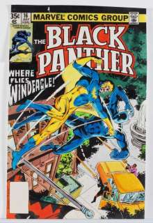 Unreleased 1979 Marvel Black Panther #16 Cover Art | Bruneau & Co. Auctioneers