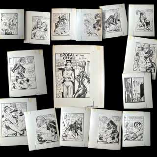 ERIC STANTON ORDEAL AT THE OFFICE COMMIC BOOK FETISH ART | misc / divers