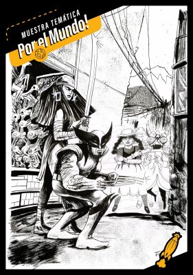 Elektra and Wolverine in La Paz, Bolivia – DI PILA | NRisso Art