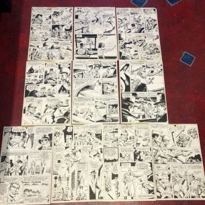 MEN OF WAR #24 original comic oart 10 pages AYERS FDR ROOSEVELT GRAVEDIGGER | eBay US (Buy It Now)