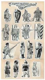 Dibujos originales del dibujante francés Louis Forton: La elegancia militar a través de los siglos