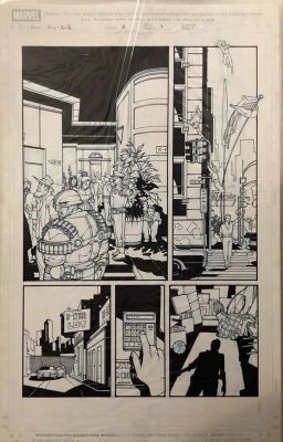 Juan Bobillo | She hulk issue 2, page 1 – 2005 | NRisso Art