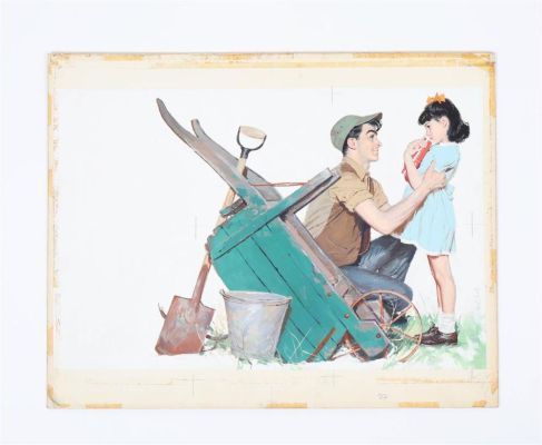 Lot 936 - ARD, KURT (B. 1925). ’FATHER AND DAUGHTER’ | Zwiggelaar Auctions