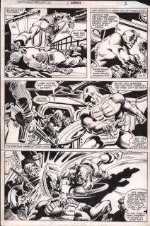 Dave Simons, Gene Colan - Captain America Annual #5 P.3 - Cap Confronts Constrictor - 1981