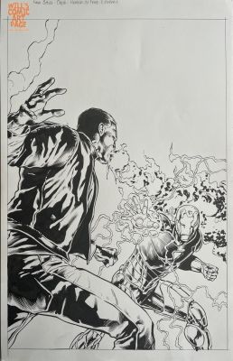 Will Conrad | Homen de Ferro: Extremis Cover (Panini, 2000S) | Will’s Comic Art Page