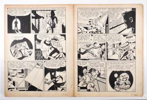 R.B. Leffingwell Jeep Comics #2 pg.43-44 Art | Bruneau & Co. Auctioneers