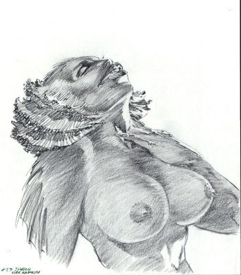 Bernie Wrightson | ’The Shadow Over Innsmouth’ H. P. Lovecraft Large Detailed Monster Concept Drawing #23 For Proposed Movie (1980S) | Romitaman