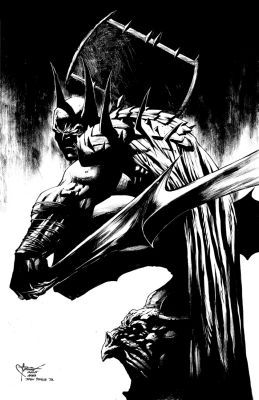 Felix Morales | Absolute Batman Illustration (Great John Romita Jr Homage Illustration!) | Romitaman