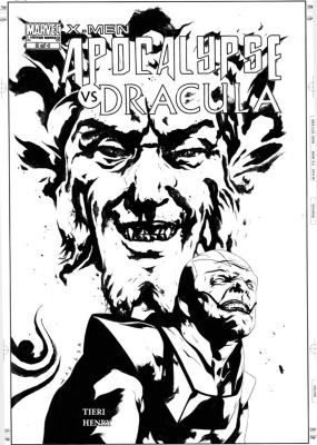 Lee, Jae - Apocalypse Vs Dracula #2 Cover, X-Men Series | Cool Lines Art