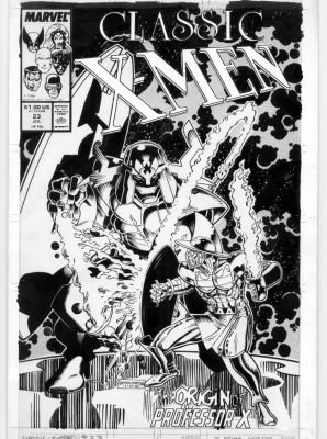 Adams, Art - X-Men Cassic Cover #23 Origin of Professor X Vs Shadow King 1988