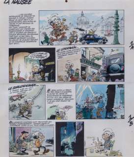 Pierre Seron (1942-2017) - Renaud et la nausée - planche originale, 1980