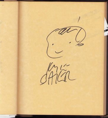 Kyle Baker | Squiggle Face Drawing - Signed | Anthony’s Comic Book Art