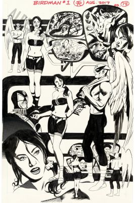 Steve Rude | Future Quest Presents: Birdman Issue 5 Page 14 | Albert Moy