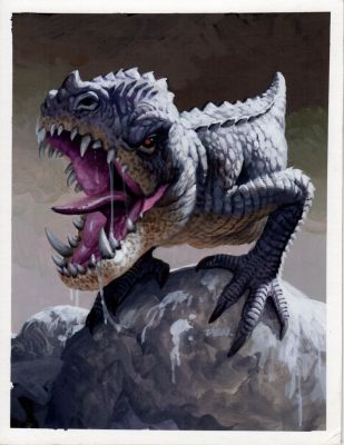 Den Beauvais | Nob, Rapicious Gob Guardians Tcg Fantasy Card Game Dinosaur | TDArt