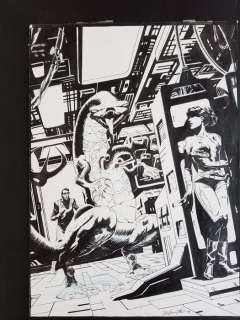 Bo Hampton - Original Splash Art Page - Alien Worlds #9, Page 2 - (1984) | Catawiki