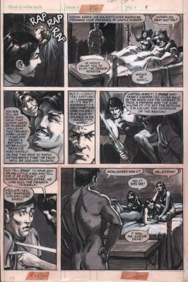 Joe Chiodo | Savage Sword of Conan #82 P.4 - Foursome - 1982 | Anthony’s Comic Book Art