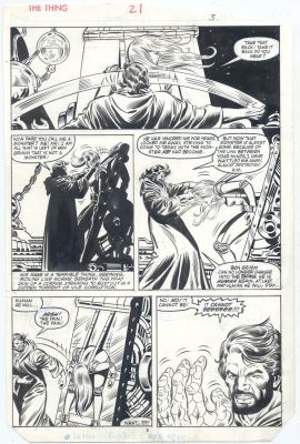 Joe Sinnott Ron Wilson | The Thing Issue 21 Page 3 | Catskill Comics