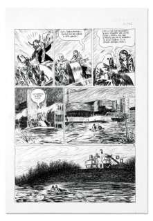 Blutch | Vitesse moderne - Encre de chine pour la planche de... | Coutau Bégarie