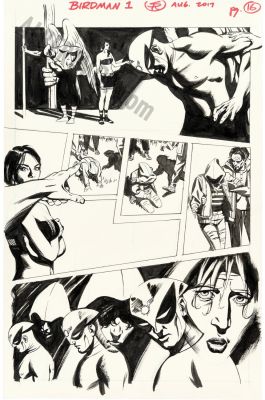 Steve Rude | Future Quest Presents: Birdman Issue 5 Page 16 | Albert Moy