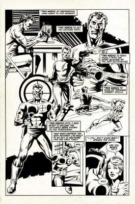 Pete McDonnell | The Marksman #2 P 7 (Collage Splash Origin Oif ’Maximum’) 1987 | Romitaman