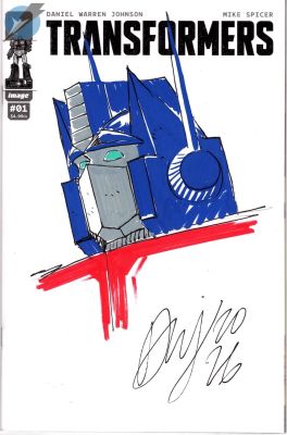 Daniel Warren Johnson | Transformers Issue 1 Page Sketch Cover | Felix Comic Art