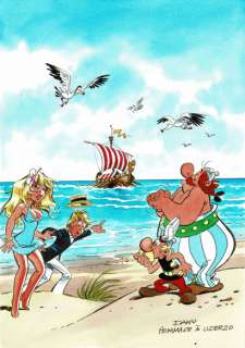 Dany | Astérix et les Normands, dessin original Ã  l’encre de… | Septimus