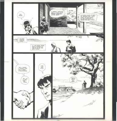 Tim Sale | Tim Sale Thieves World Large Art - Torture Issue Thieves’ World Page 54 | Koch Comic Art