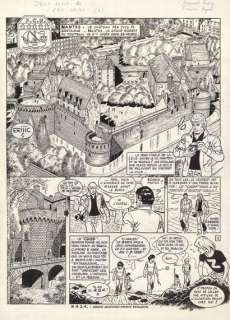 Raymond Reding (1920... - Lot 525 - Eric Castel - Droit au but Encre de Chine sur papier...