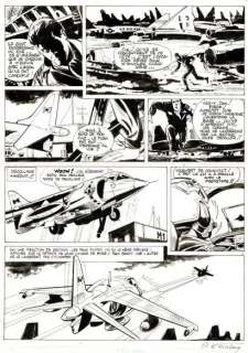 Albert Weinberg | Dan Cooper, planche originale Ã  l’encre de chine.… | Septimus