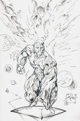 Shelby Robertson | Silver Surfer Large Pinup (2004) | Romitaman