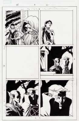 Karl Moline | X-Men: Hellfire Club #4 Pg.16 - Interior Page - 2000 | Anthony’s Comic Book Art