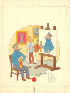 Hergé, Georges Remi Dit (1907-1983) | Studios Hergé, mise en couleur originale pour la… | Stanley’s Auction