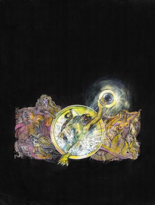 Renonce France - Sadoul Numa | Couverture originale du tome 1 - L’Anneau du Nibelung - L’Or du Rhin | Galerie Napoléon