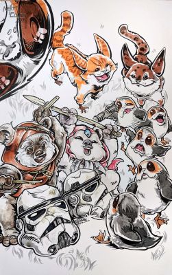 Patmai | Ewok Celebration | Next Comic Art