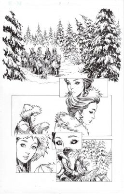 Siya Oum | Lady Mechanika the Devil in the Lake 3 Pg 01 | TDArt