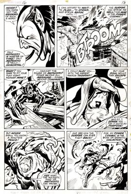 Chic Stone, John Buscema - Silver Surfer #16 P 14 (Silver Surfer Battles Mephisto Throughout!) 1970