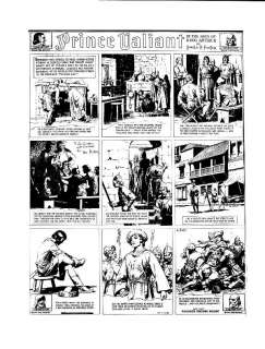 246: Hal Foster Prince Valiant 1939 Sunday  comic art | Russ Cochran