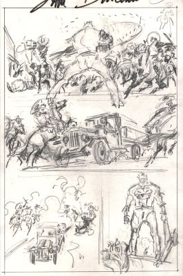 John Buscema | Punisher: a Man Named Frank G/N P 39 (11 X 17 Inch Bronze Age Prelim) | Romitaman