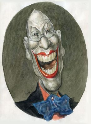 Nine Carlos | Caricature de Nestor Rapanelli. Illustration de couverture pour le magazine Hum (Argentine) | Galerie Napoléon