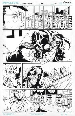 Matt Gaudio | Black Terror Issue 01 Page 03 | Splash Page