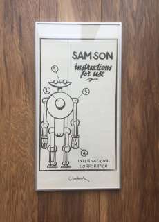 Chaland, Yves - Dessin original avec calque en couleurs - ’Samson instructions for use’ - (Années ’80) | Catawiki
